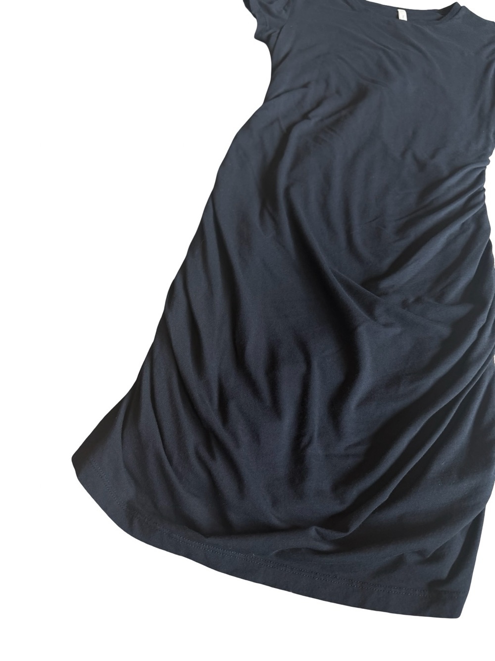 The Group Babaton Aritzia Black Stretch Dress Mini Length Comfy Size Medium - Picture 6 of 13